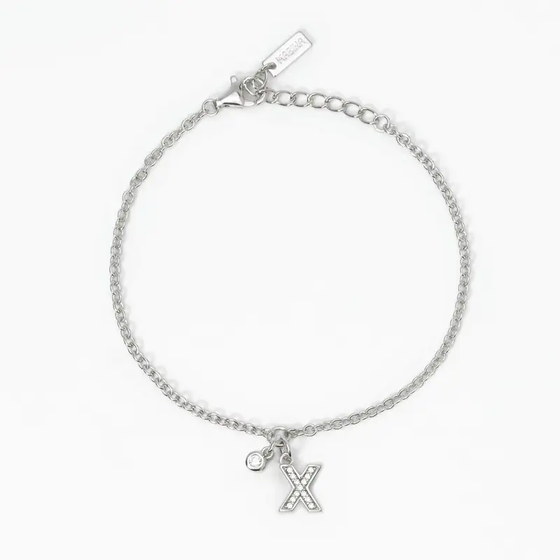 Bracciale Lettera Equot;xequot; A, B, Cool