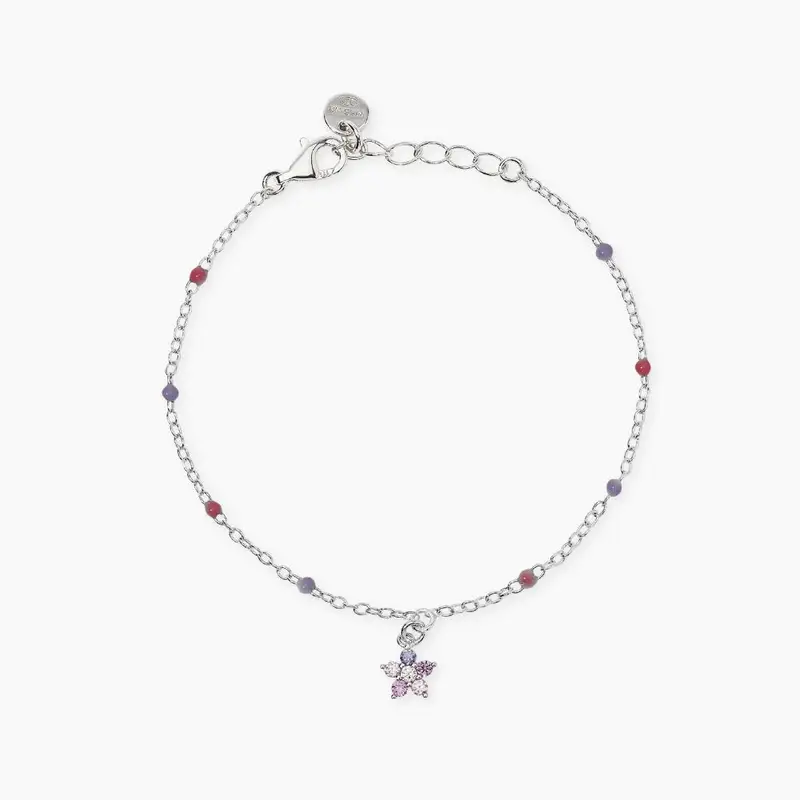 Bracciale Multicolor Bambina Con Fiore Fun Flower