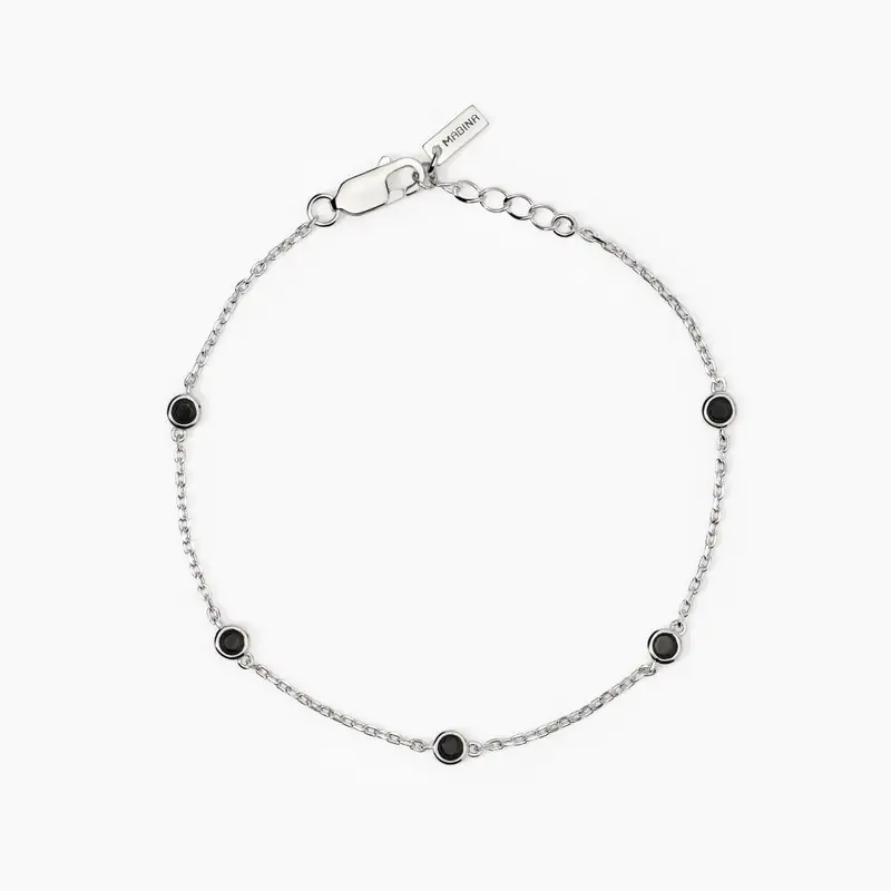 Bracciale Uomo Con Catena E Zirconi Spotlight