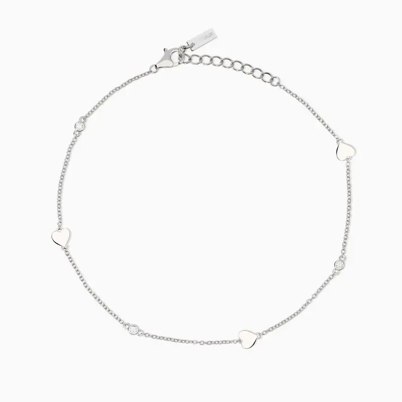 Cavigliera Regolabile Da Donna Con Cuori Long Beach