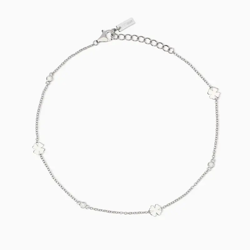 Cavigliera Regolabile Da Donna Con Quadrifogli Long Beach