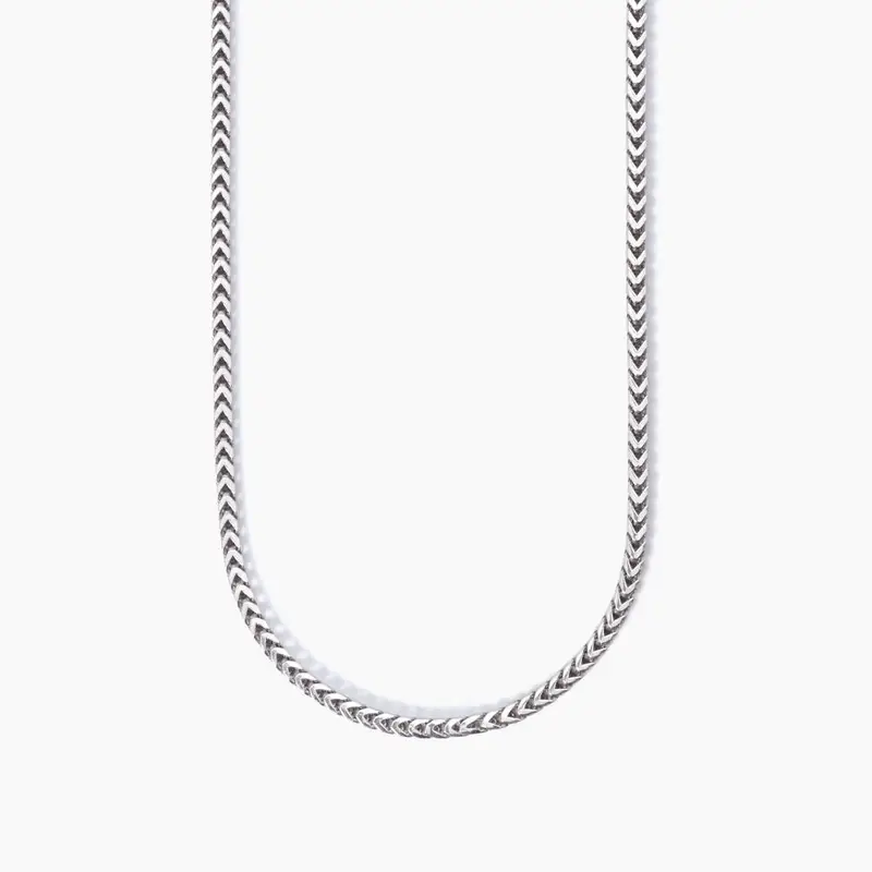 Collana Catena Spigata V-shape