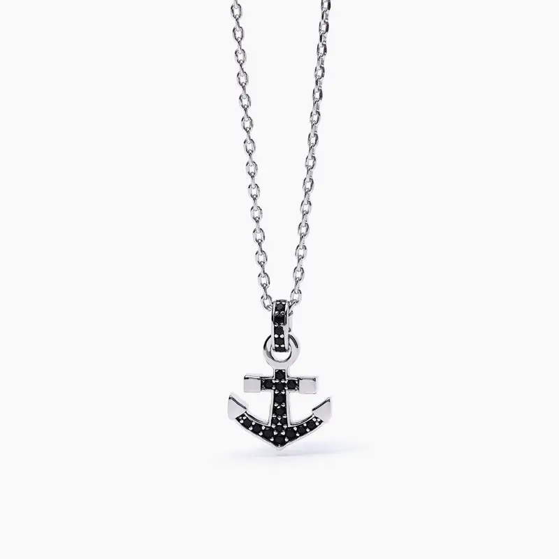 Collana Con Ancora Navy Rule