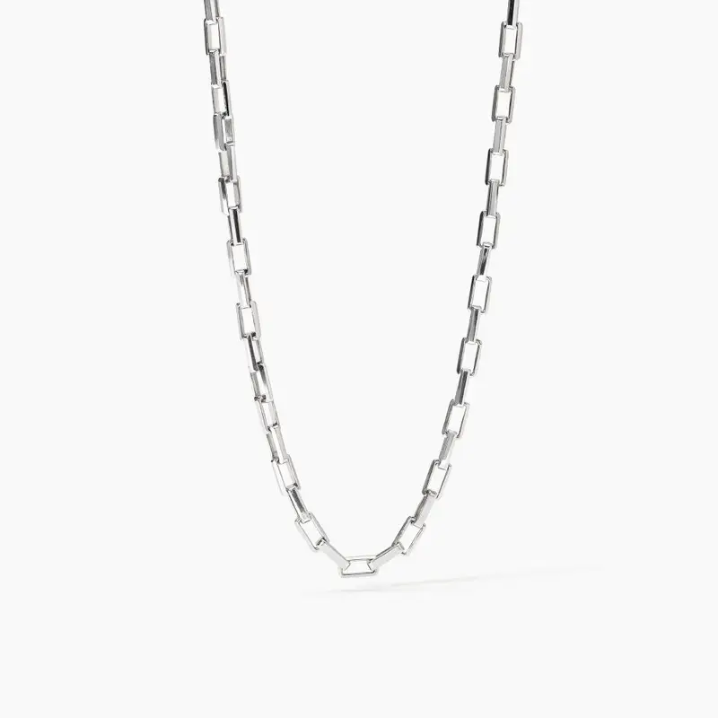 Collana In Argento Con Catena Allungata Every Day