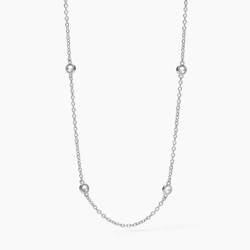 Collana Sottile In Argento Spotlight