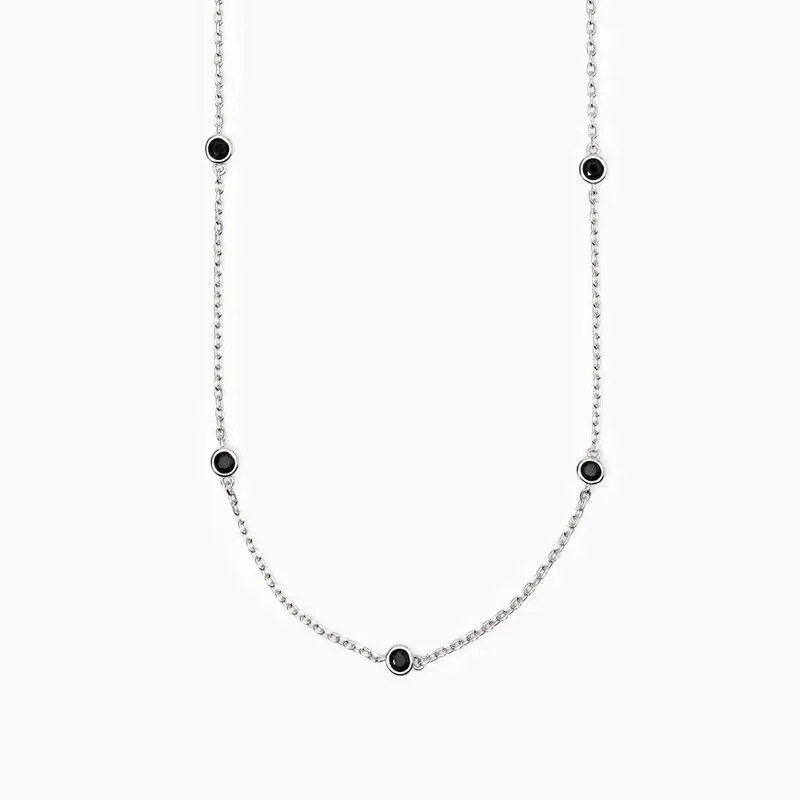 Collana Uomo Con Catena E Zirconi Spotlight
