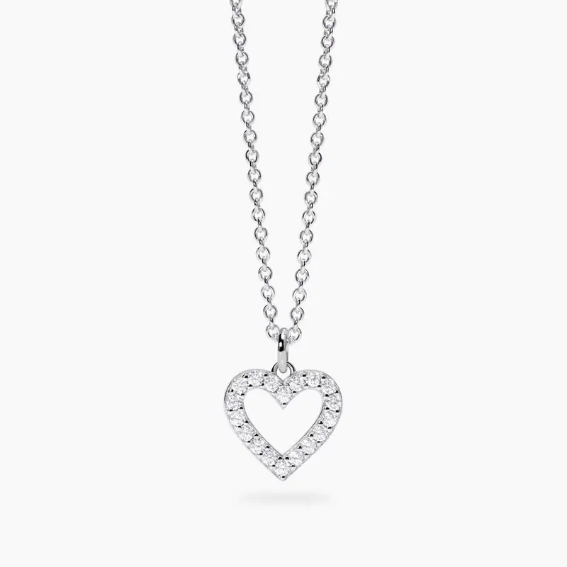 Girocollo Con Cuore E Diamanti Lab-grown My Diamond