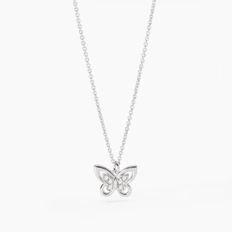 Girocollo Con Farfalla In Zirconi Spring Life