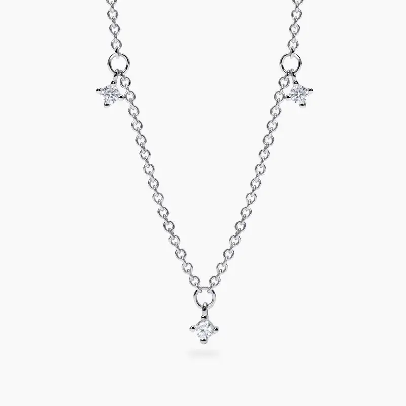Girocollo Con Punti Luce In Diamanti Lab-grown My Diamond