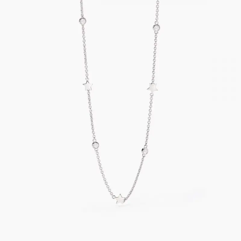 Girocollo Con Stelle E Zirconi Narciso