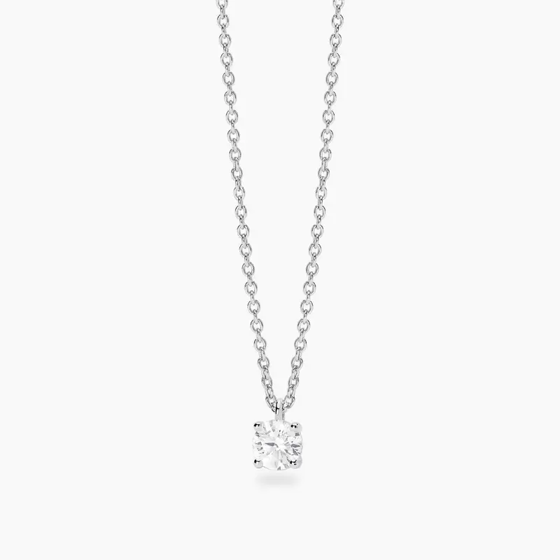 Girocollo Punto Luce Con Diamante Lab-grown 0,33 Carati