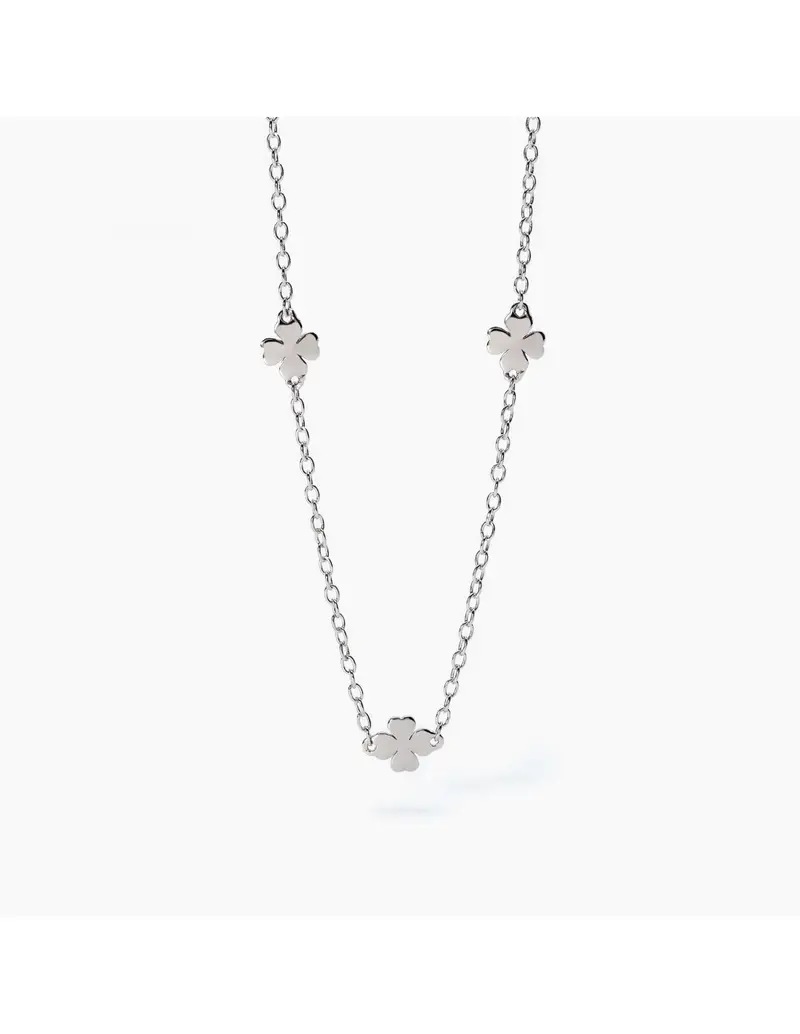 Girocollo bambina MABINA Cercami 553622 in argento con quadrifogli