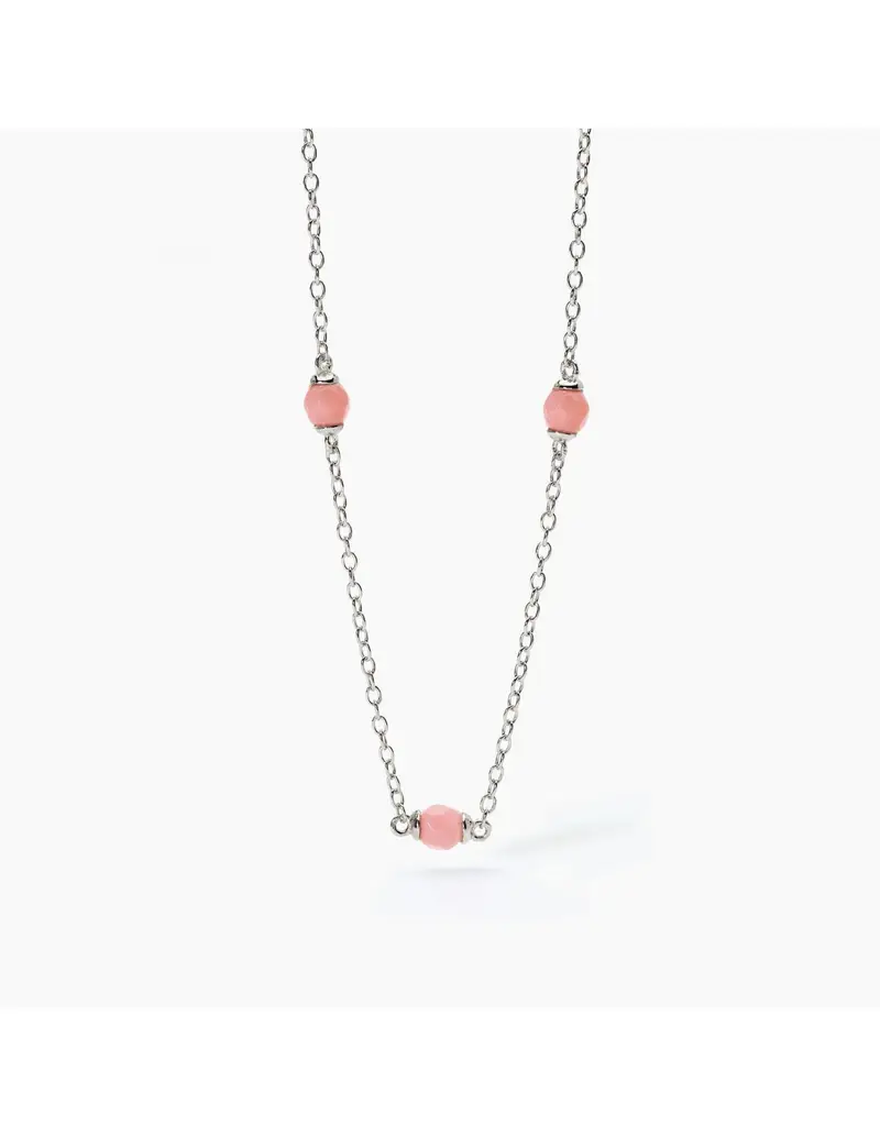 Girocollo bambina MABINA Dream Stone 553614 in argento e sfere in corallo