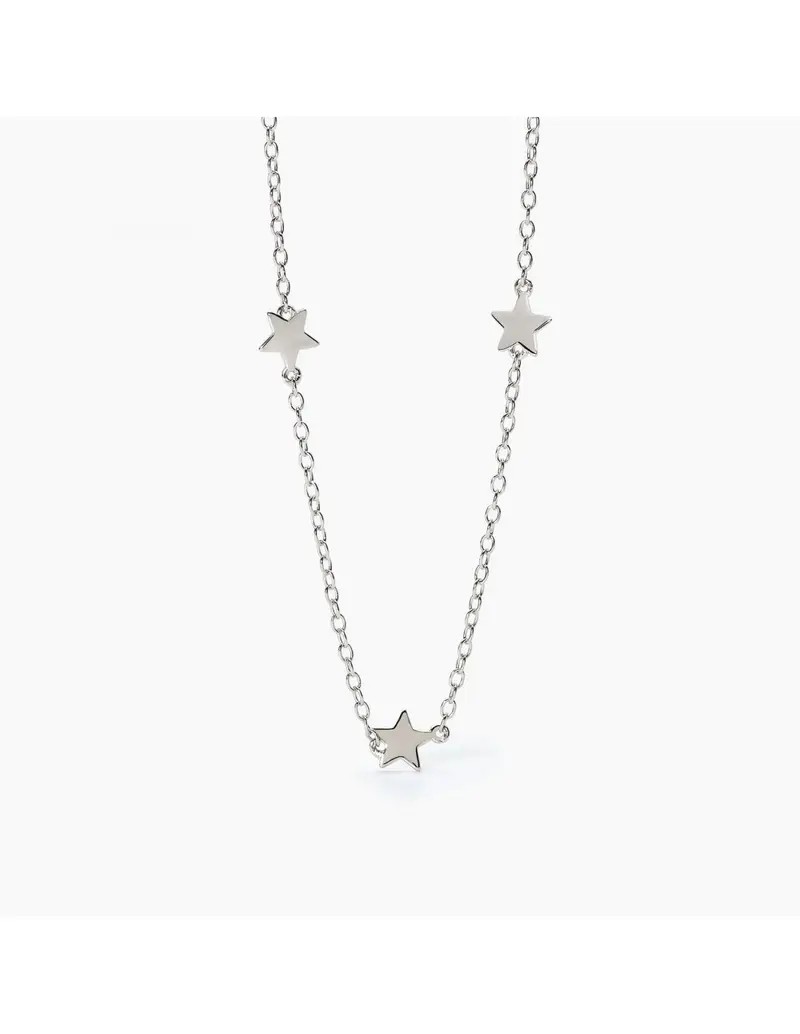 Girocollo bambina MABINA Stella Stellina 553616 in argento con pendenti stelline