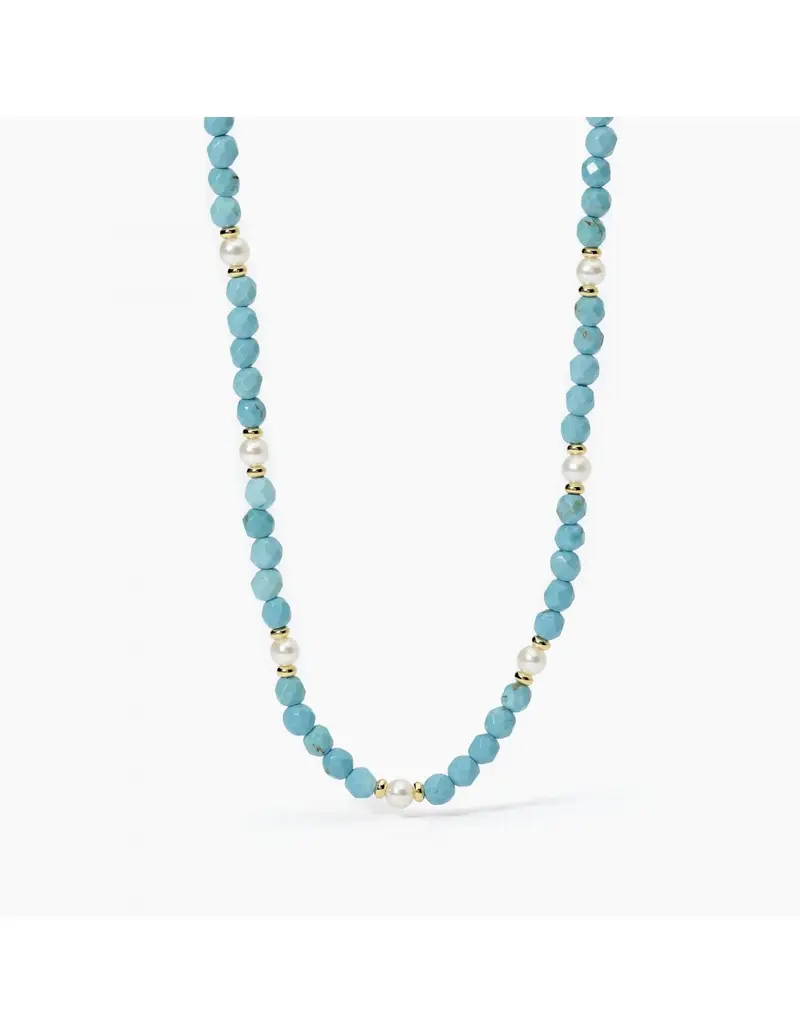 Girocollo MABINA con turchese e perle 553603