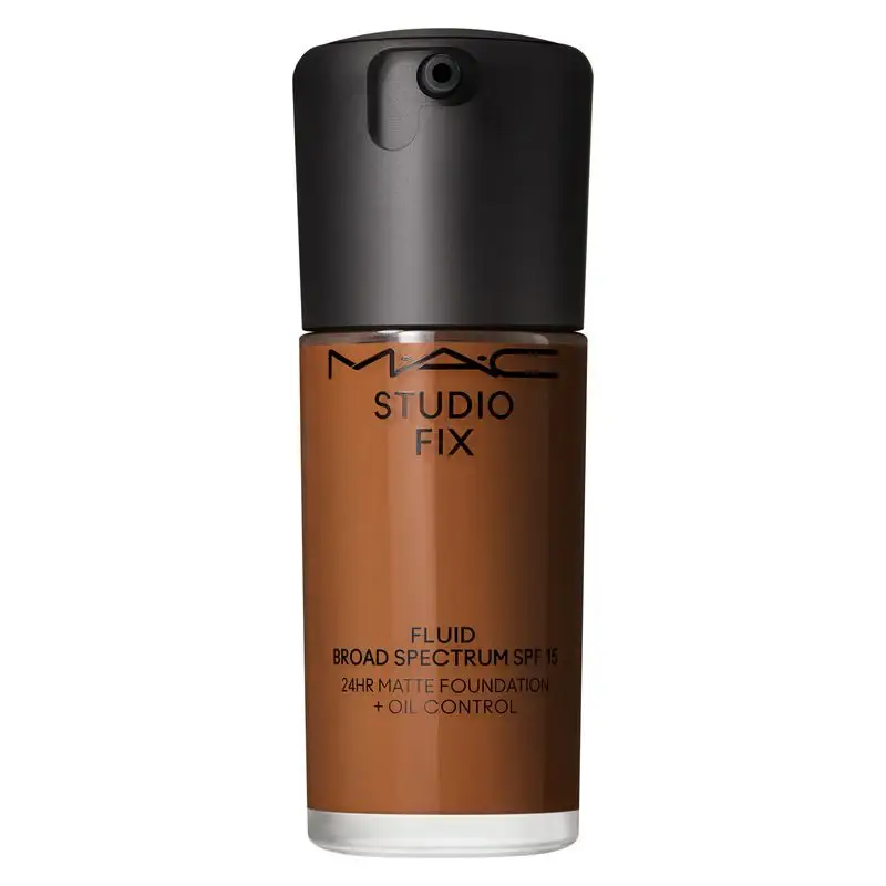 Mac Studio Fix Fluid Spf 15 - Fondotina Soft-Matte, Effetto Seconda Pelle, Coprenza Naturale Fino A 24 Ore Nw47 (30 Ml)