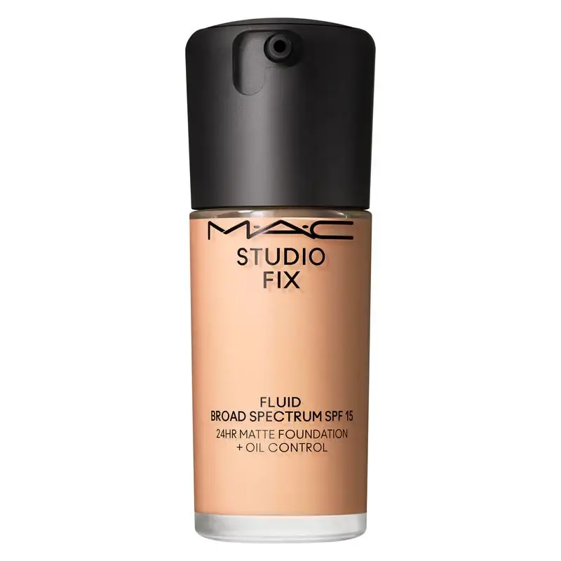 Mac Studio Fix Fluido Spf 15 - Fondotina Soft-Matte, Effetto Seconda Pelle, Coprenza Naturale Fino A 24 Ore Nw58 (30 Ml)