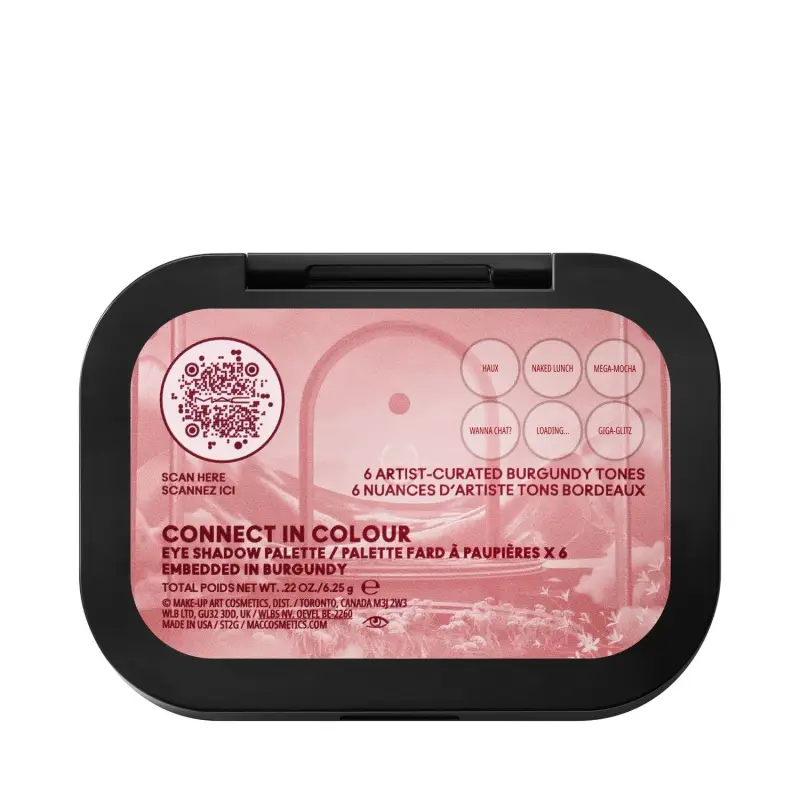 Ombretti Connect In Colour Eye Shadow Palette Embedded in Burgundy - Ombretti, Palette miniatura 4