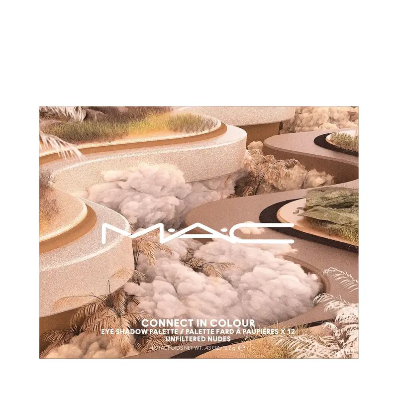 Ombretti Connect In Colour Eye Shadow Palette Unfiltered Nudes - Ombretti, Palette miniatura 5