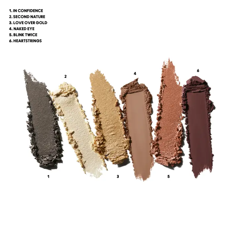 Ombretti Connect In Colour X6 Eye Shadow Palette - Intimate Nudes - Ombretti, Palette miniatura 2