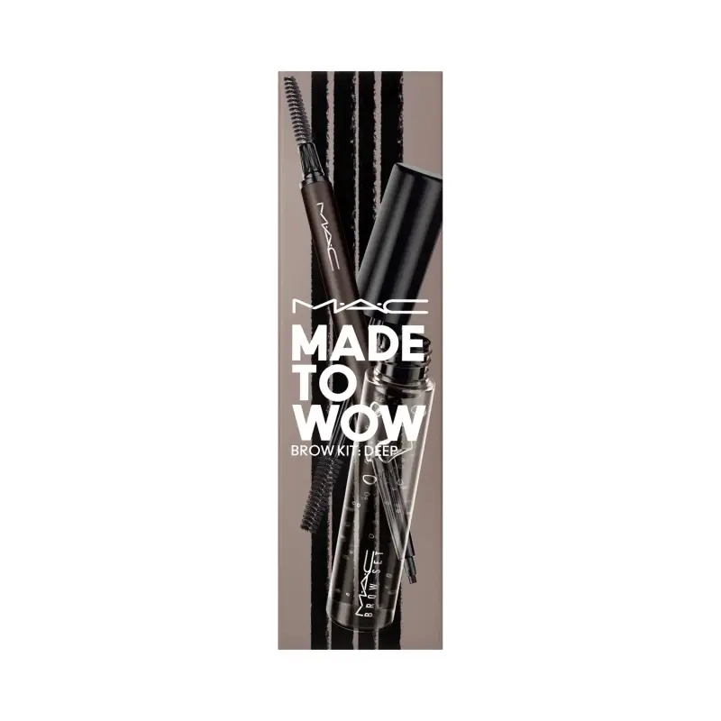 Sopracciglia Made To Wow Brow Kit Deep - Gel e mascara Sopracciglia miniatura 2