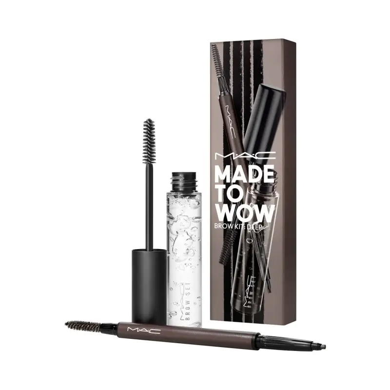 Sopracciglia Made To Wow Brow Kit Deep - Gel e mascara Sopracciglia
