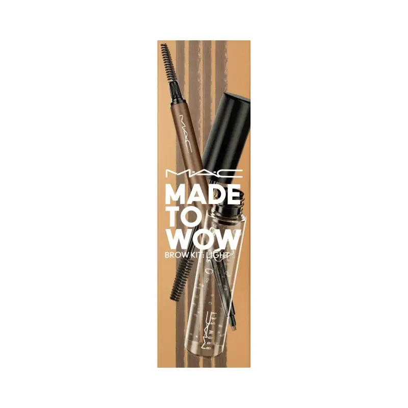 Sopracciglia Made To Wow Brow Kit Light - Gel e mascara Sopracciglia miniatura 2