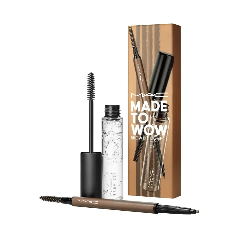 Sopracciglia Made To Wow Brow Kit Light - Gel e mascara Sopracciglia