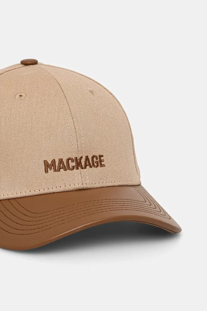 berretto da baseball in cotone colore beige ANDERSON.NV miniatura 2