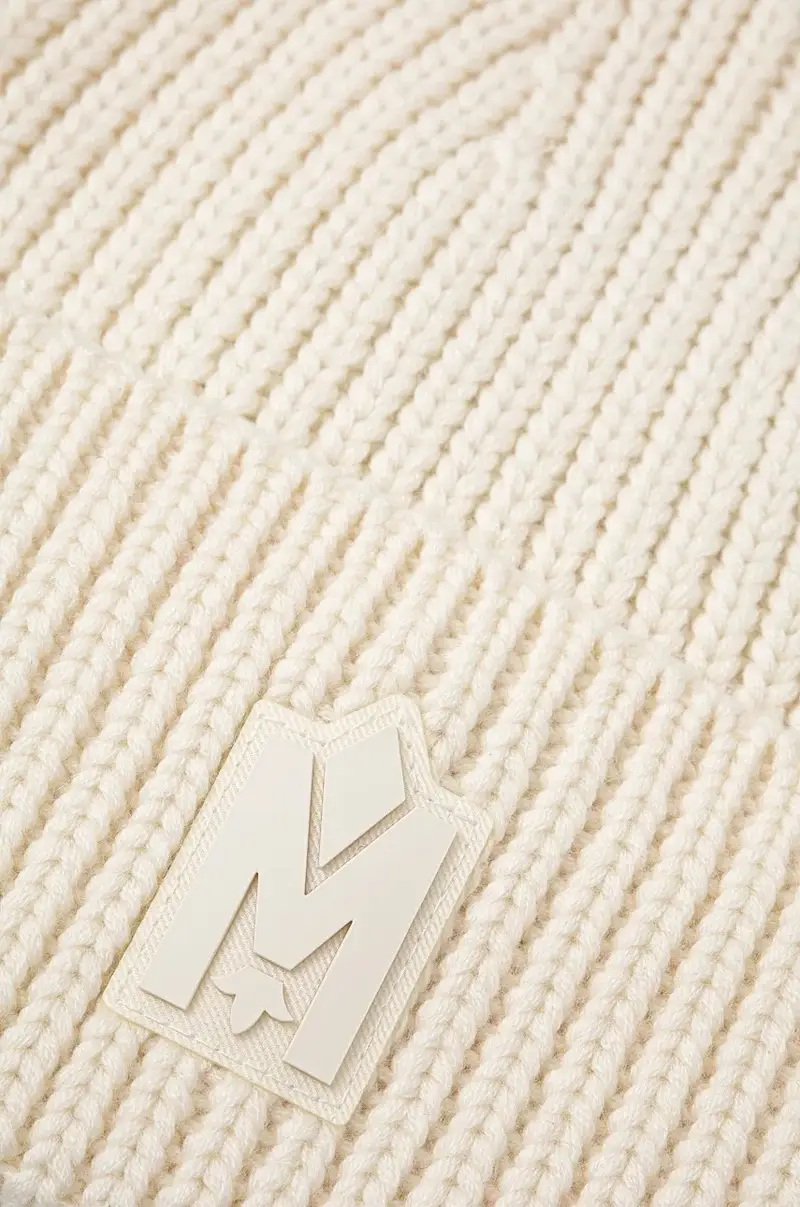 berretto in lana colore beige JUDE-WZ miniatura 3