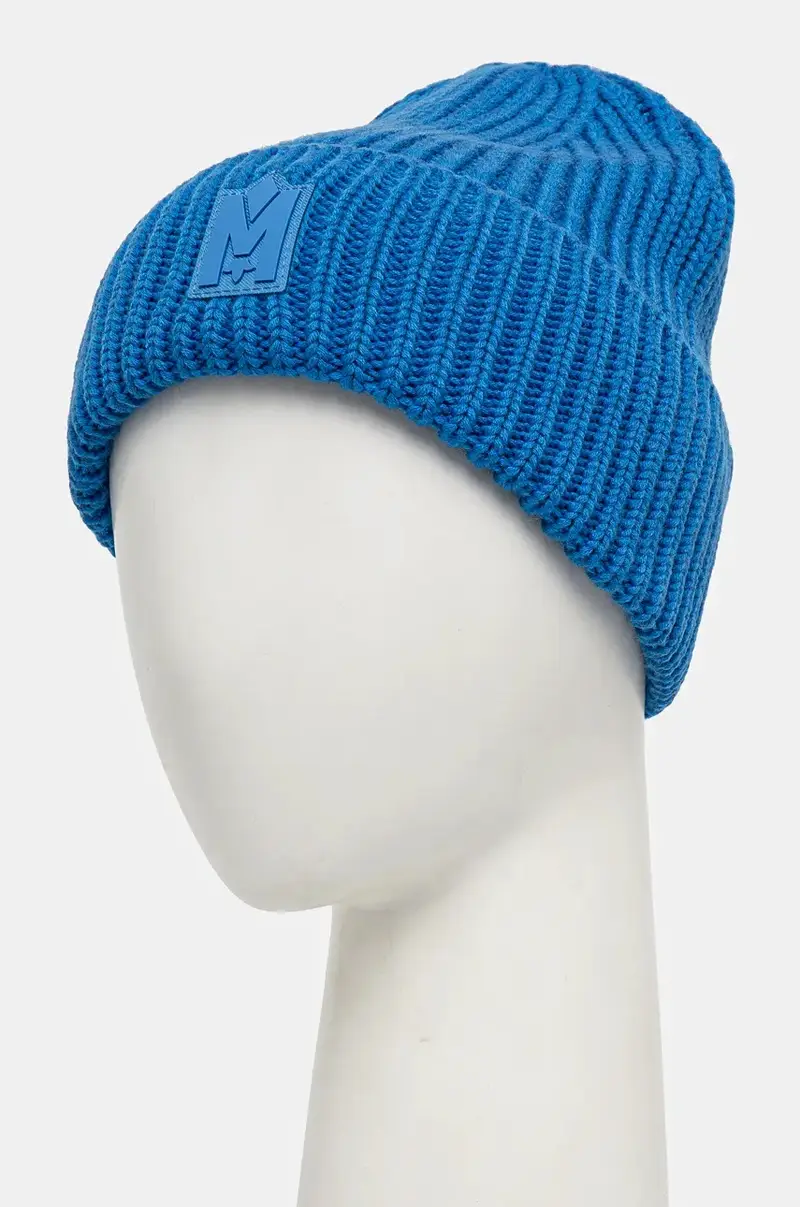 berretto in lana colore blu JUDE-MZ miniatura 2