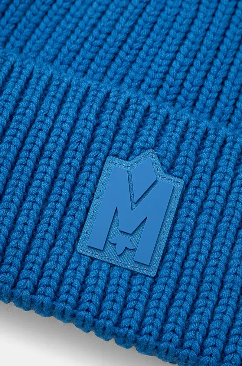 berretto in lana colore blu JUDE-MZ miniatura 3