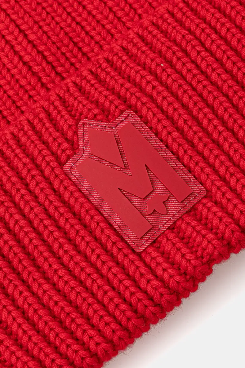 berretto in lana colore blu JUDE-MZ Rosso miniatura 3