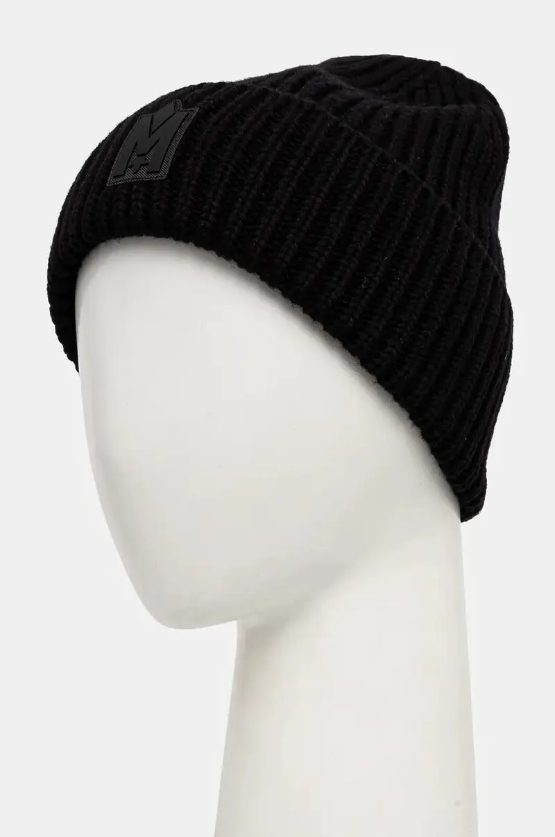 berretto in lana colore nero JUDE-WZ miniatura 2