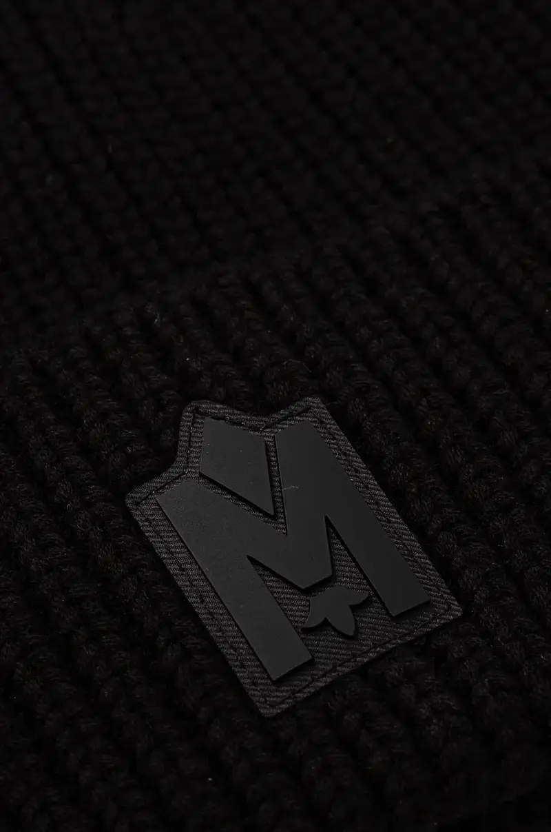 berretto in lana colore nero JUDE-WZ miniatura 3