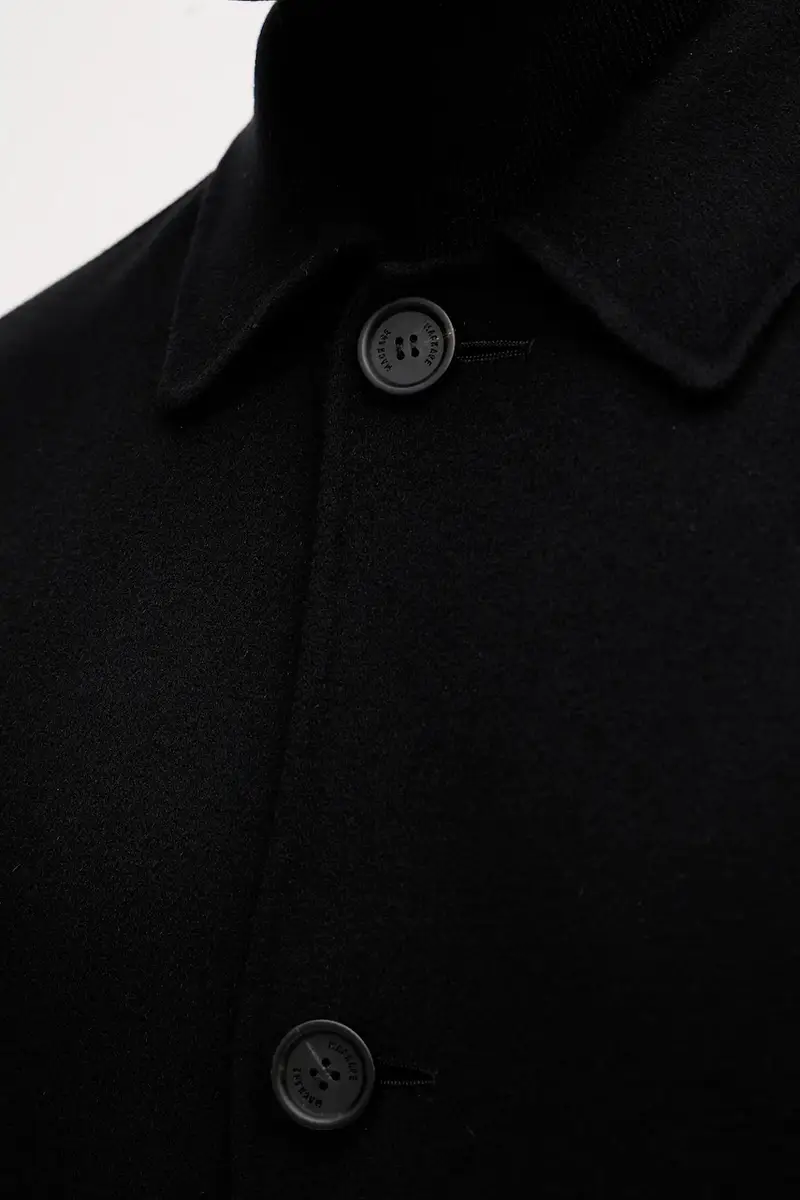 cappotto in lana Nero miniatura 5