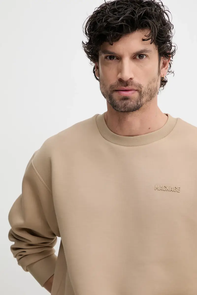 felpa uomo colore beige JULIAN miniatura 4
