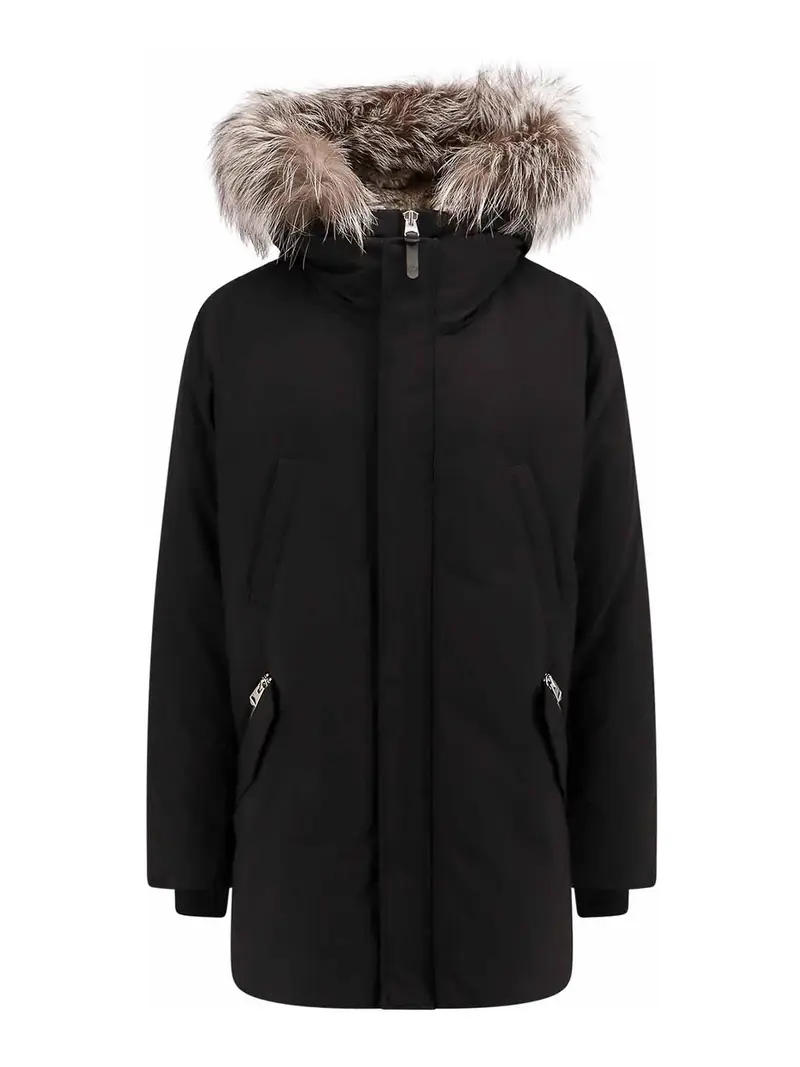 Giacca in nylon Nero