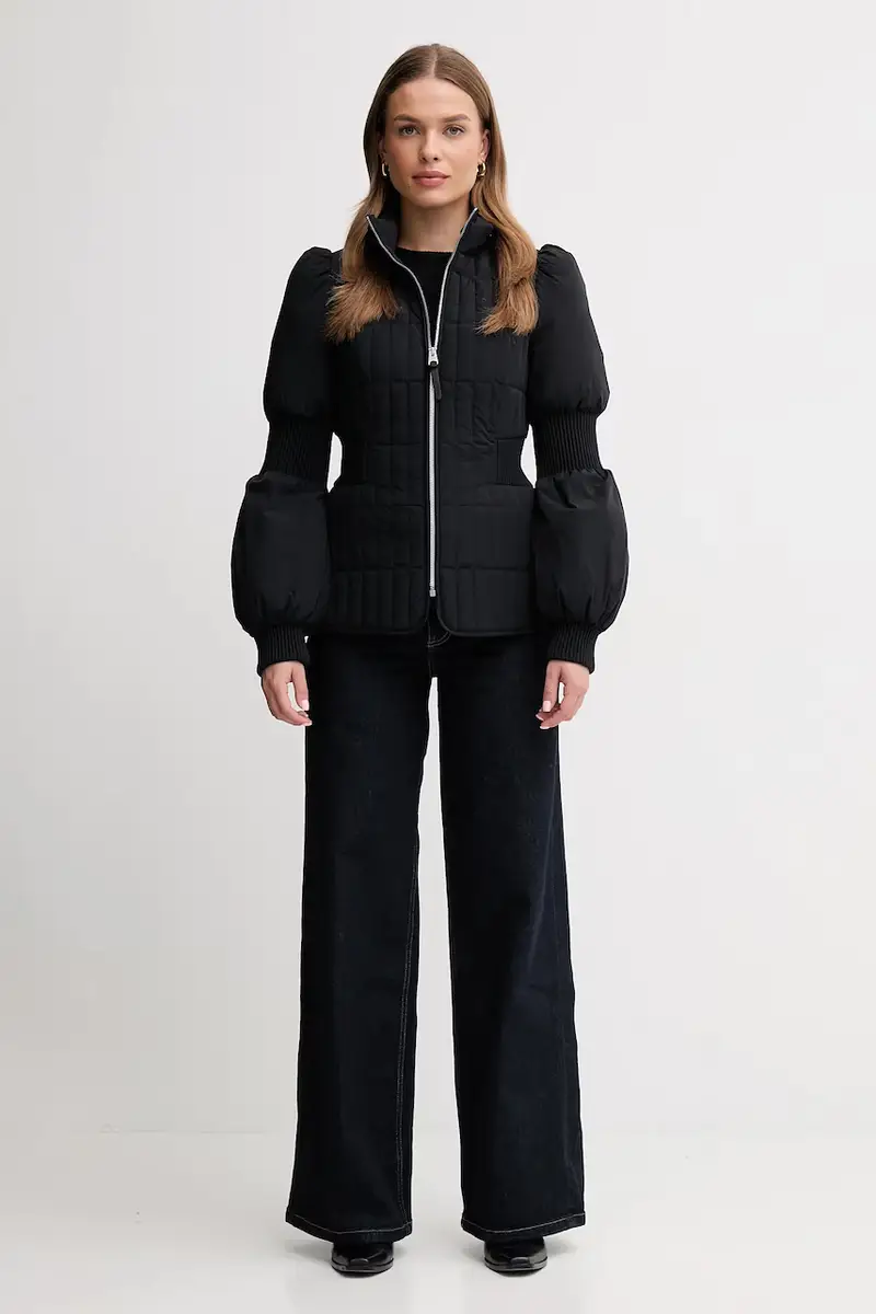 piumino colore nero FELICIA miniatura 2