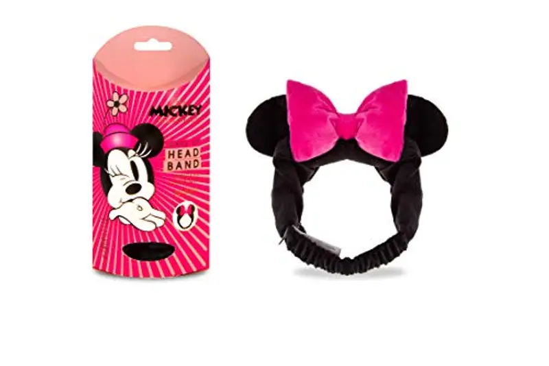 MAD Beauty Disney Minnie Headband, Fascetta per Capelli, Donna, Femminile, 12 Unità, Rosa e Nero, Compleanno
