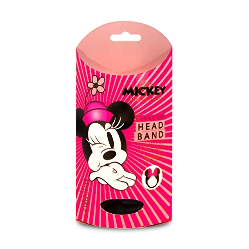 MAD Beauty Disney Minnie Headband, Fascetta per Capelli, Donna, Femminile, 12 Unità, Rosa e Nero, Compleanno miniatura 2