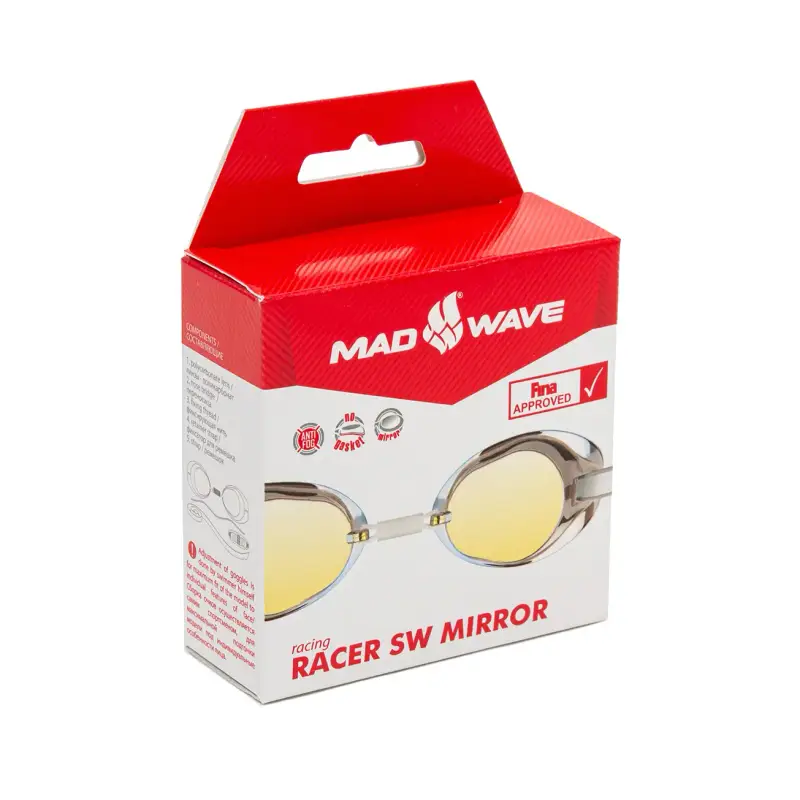 Occhialini da nuoto Mad Wave Racer Sw Mirror