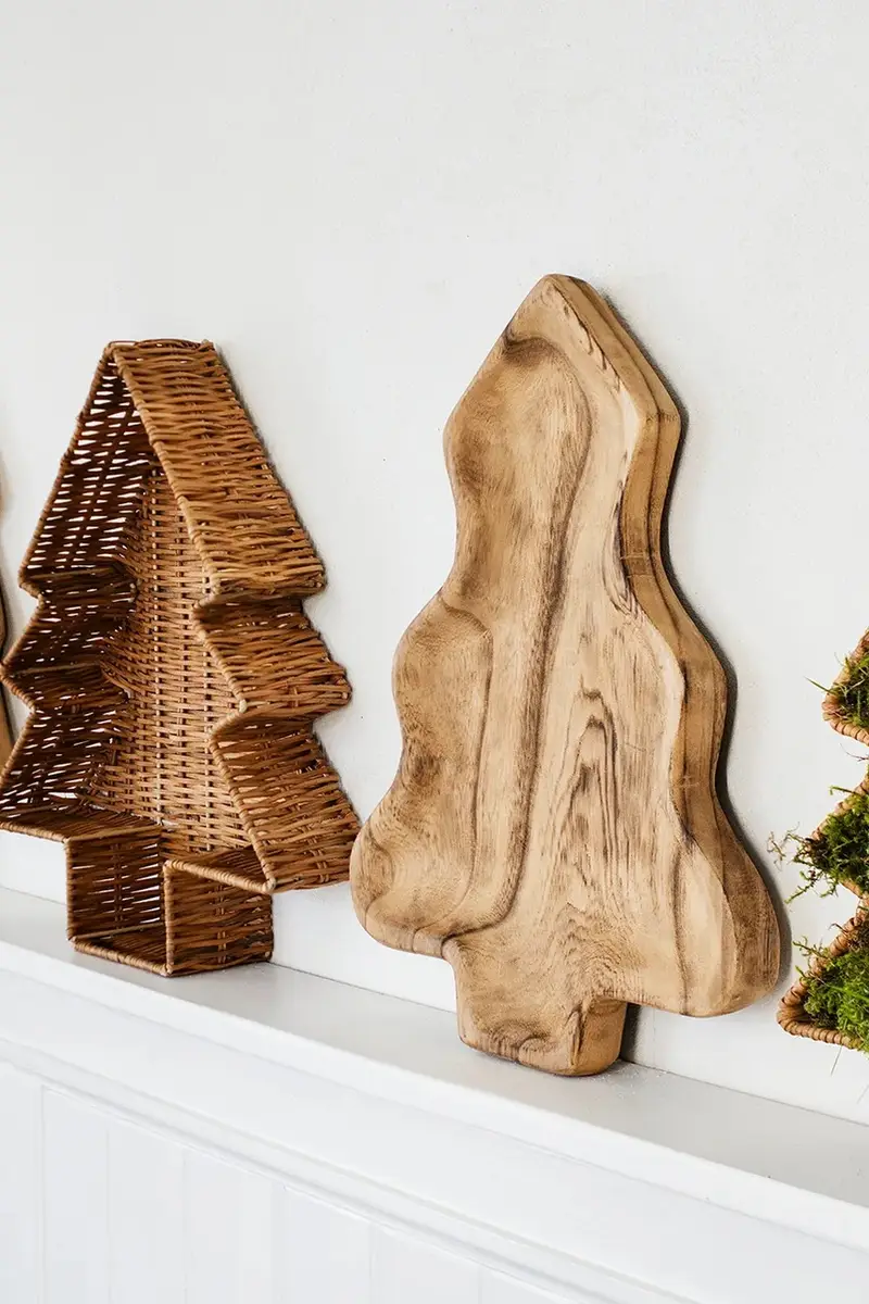 cestini decorativi pacco da 3 Marrone miniatura 5