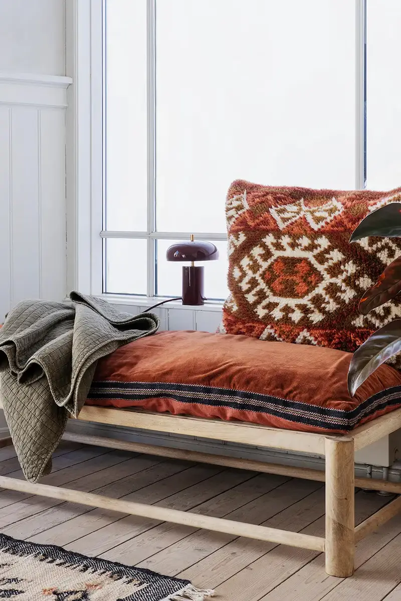 federa per cuscino con lana 60 x 70 cm Multicolore miniatura 2