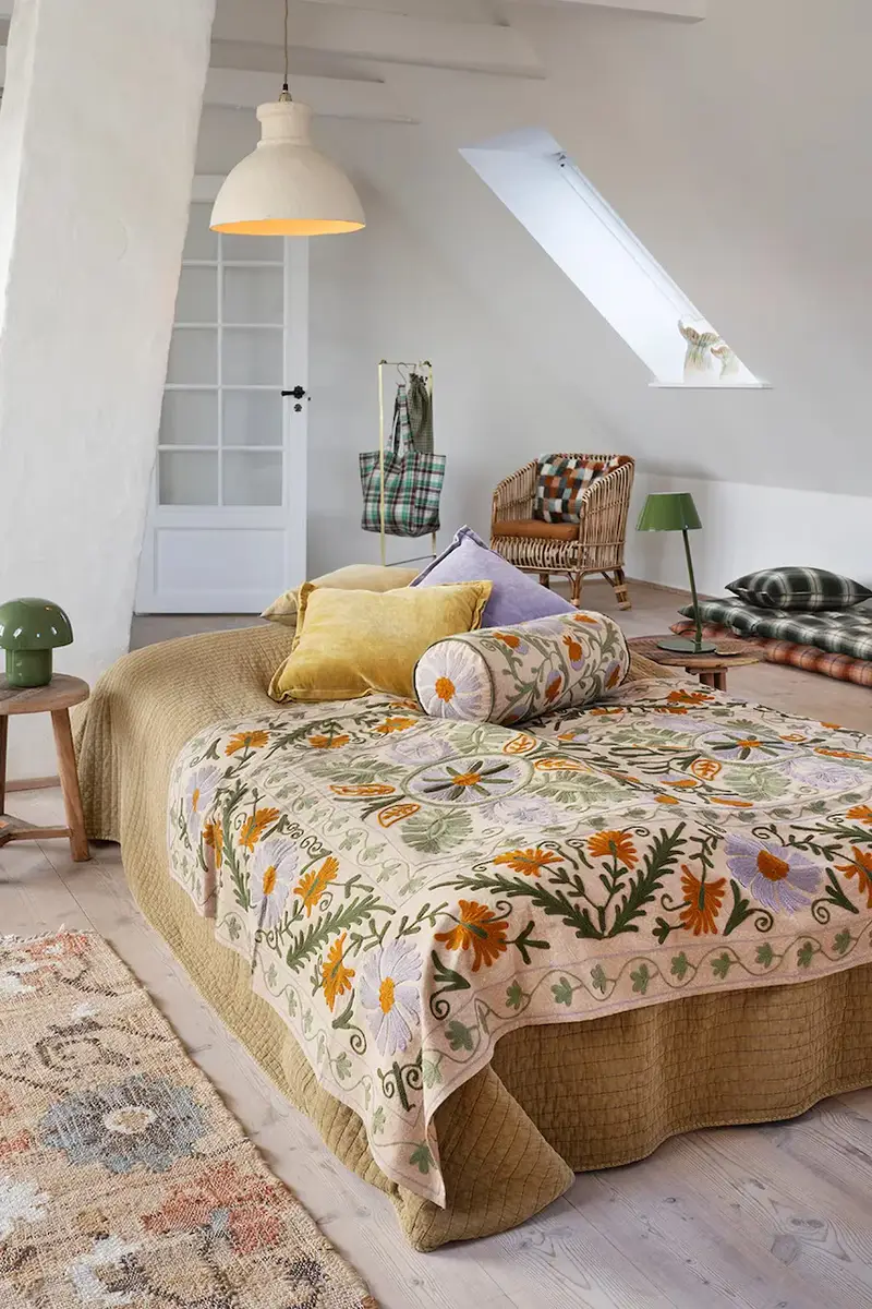 fodera decorativa per cuscino con lana 40 x 60 cm Multicolore miniatura 3