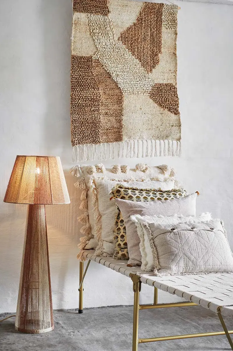 Madam Stoltz Lettino Pieghevole Multicolore in Materiale Liscio miniatura 4