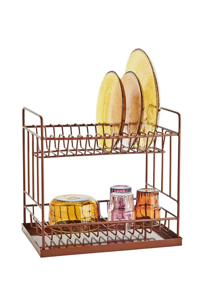 scolapiatti 35 x 25 x 335 cm Rosso miniatura 2