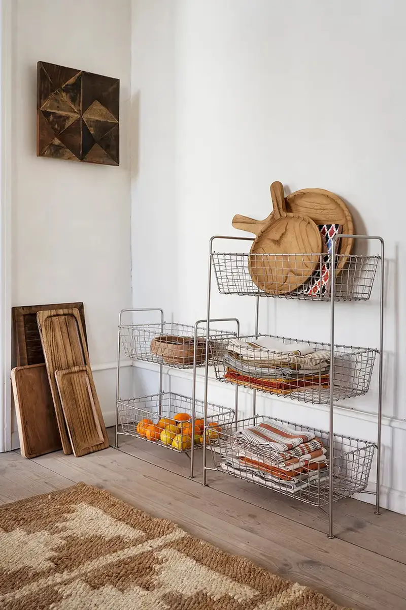 tappeto di iuta 120 x 180 cm Beige miniatura 3