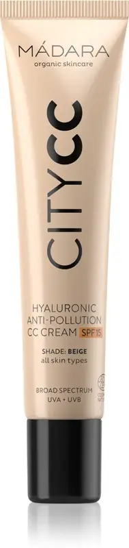 Madara City Hyaluronic Anti inquinamento CC Cream Spf15 Beige 40ml