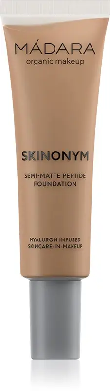Skinonym Semi-Matte Peptide fondotinta lunga tenuta con peptidi colore #65 Warm Tan 30 ml